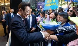 이 대통령, 뉴욕서 교민 만나 “투표제 확실히 개선하겠다”